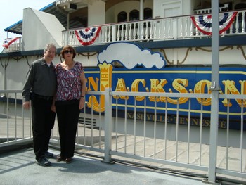 Don & Sally-Ann about to board - General Jackson