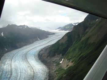 Diamond Glacier from Plane