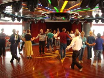 Dancing in the Spinnaker Lounge
