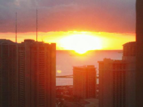 Sunset from 43rd Floor Holiday Inn